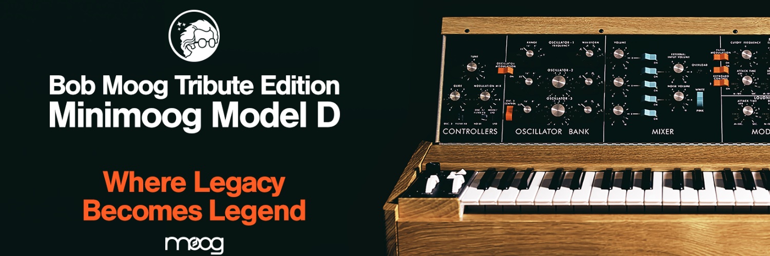 Moog Synthesizers banner