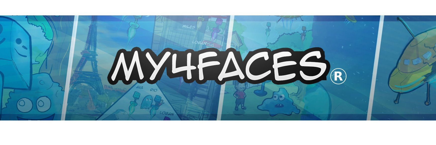 MY4FACES banner