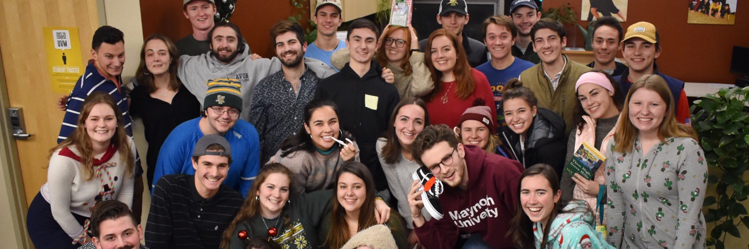 UVM Student Government Association banner