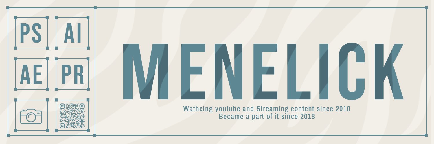 Menelick13's profile banner image