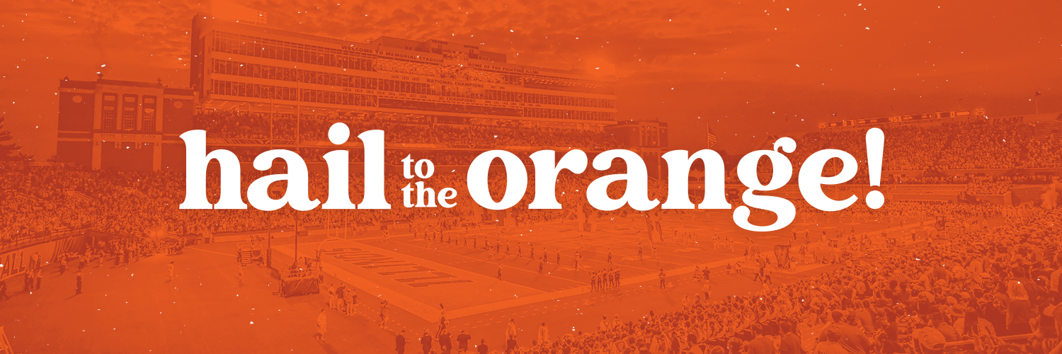 Illinois Football's banner