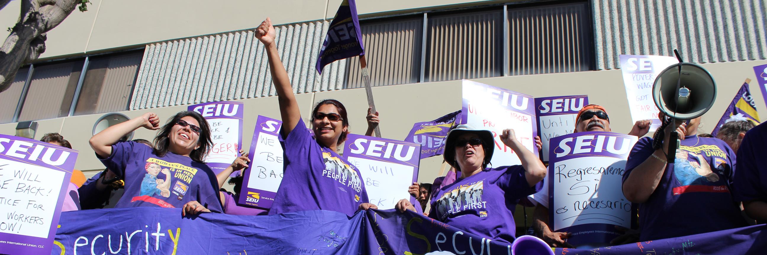 SEIU Local 221 banner