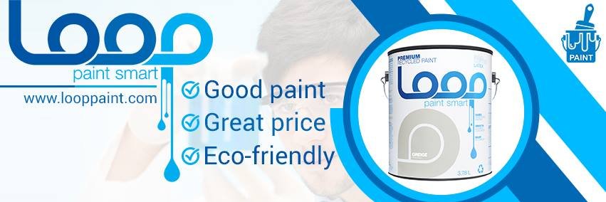 Loop Recycled Paint banner