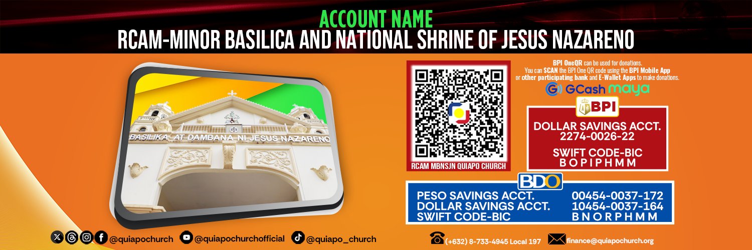 Quiapo Church banner