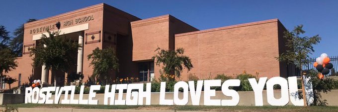 Roseville High banner