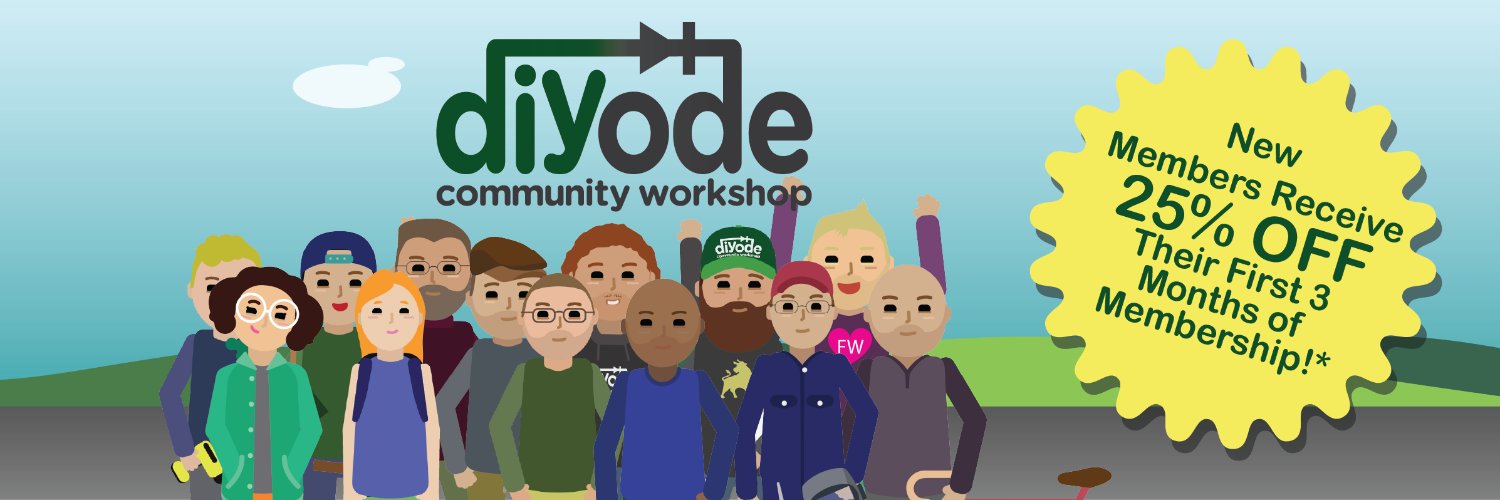 Diyode Community Workshop banner