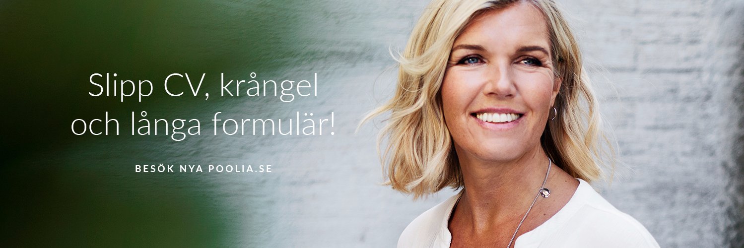 Poolia Sverige banner