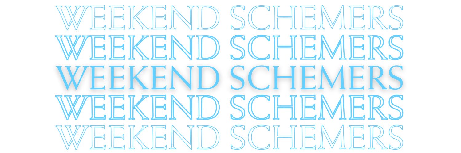Weekend Schemers banner