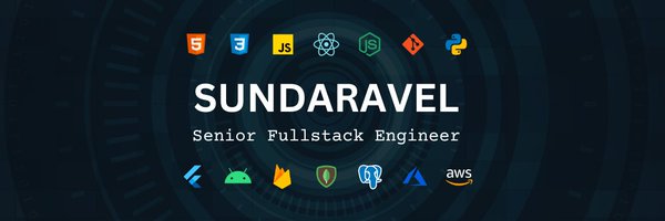 codesundar Profile Banner