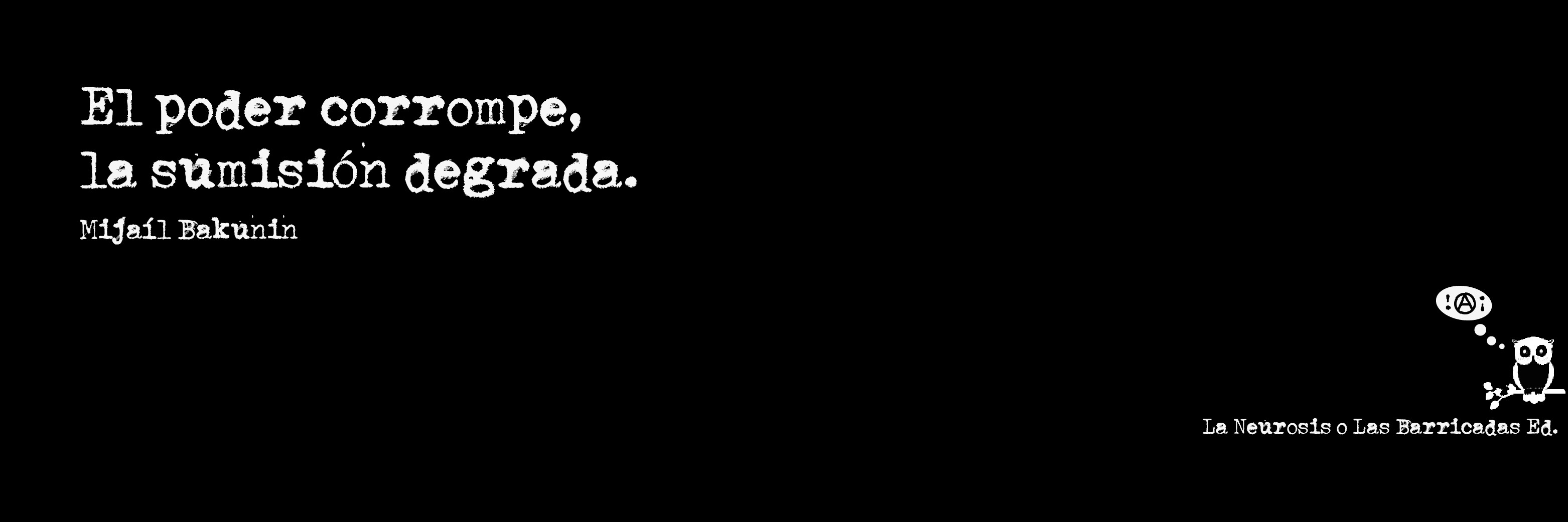 La Neurosis o Las Barricadas Ed. banner