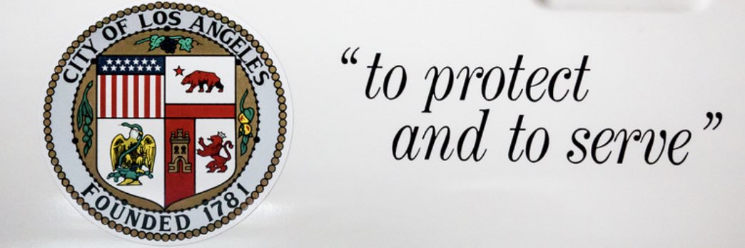 LAPD Public Engagement Section's banner