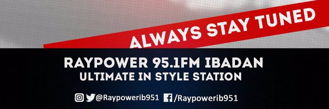 RAYPOWER 95.1 FM IBADAN banner