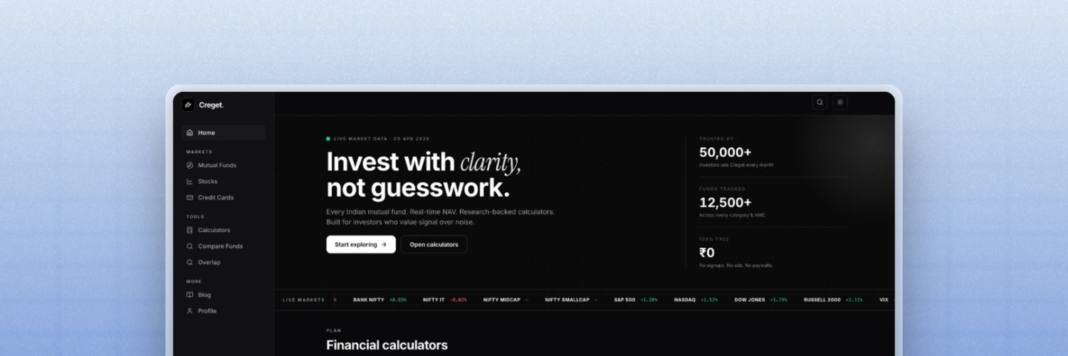 cregetapp's profile banner image
