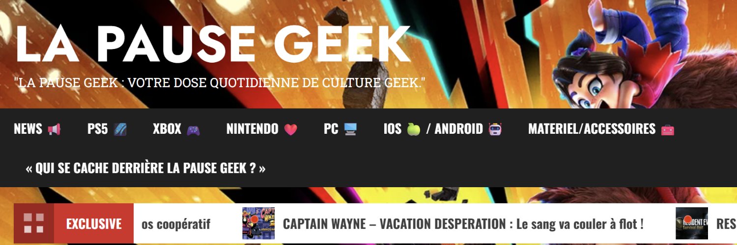 Domi #LaPauseGeek banner