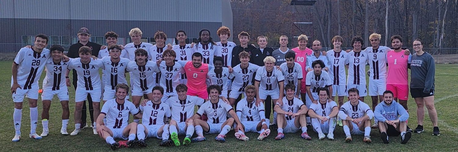 Alma College Men's Soccer banner