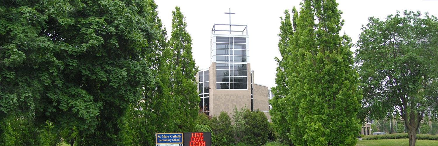 St. Mary Catholic S. S. banner