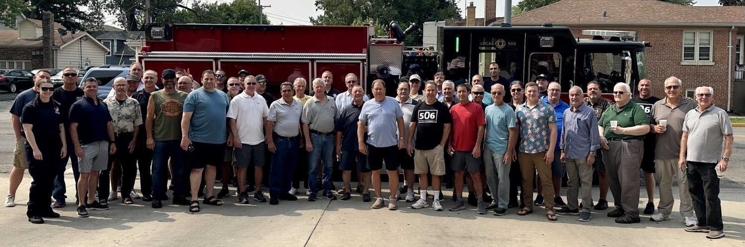 Berwyn, IL Firefighters Local 506 banner