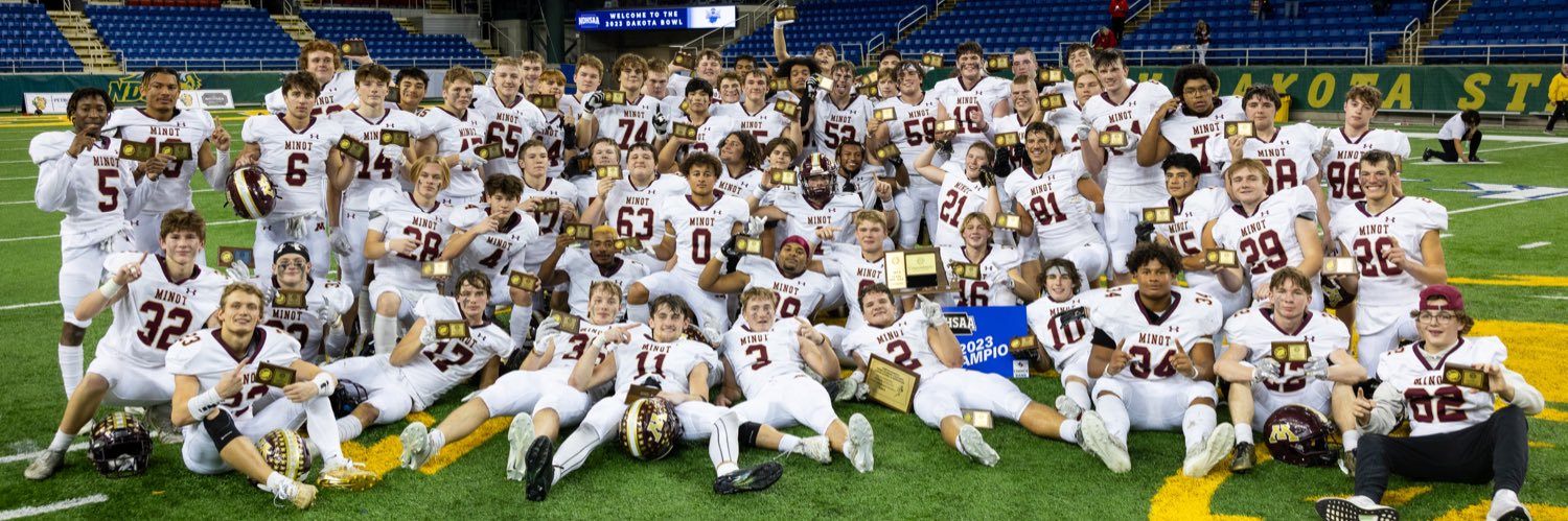 Minot High Football banner