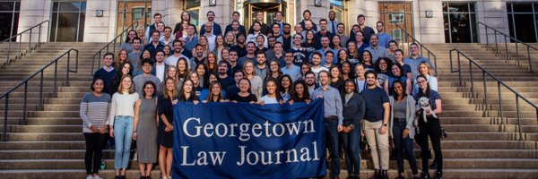 The Georgetown Law Journal Profile Banner