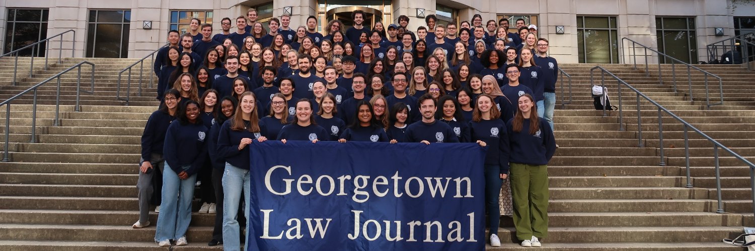 The Georgetown Law Journal banner