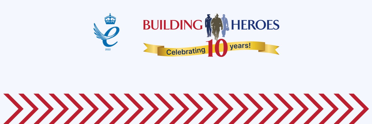 The Building Heroes Charity banner