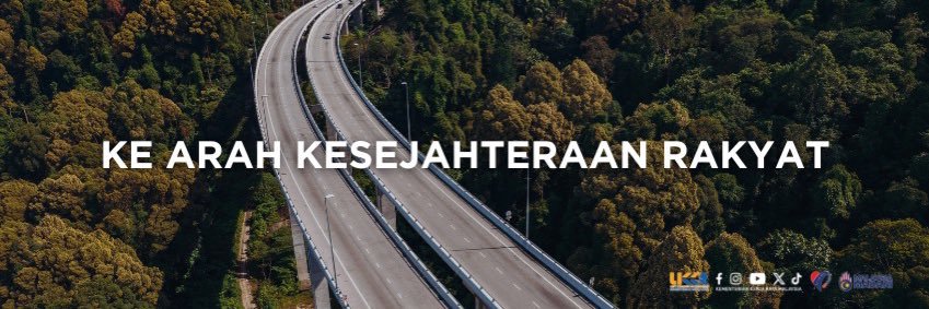 Kementerian Kerja Raya Malaysia's banner