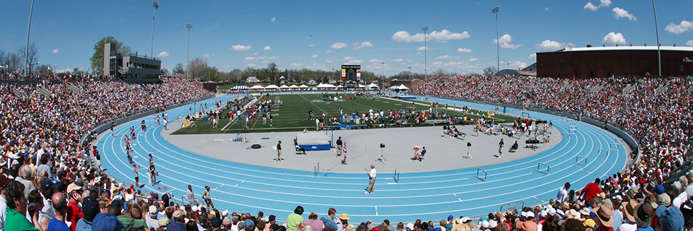 Earlham Track&Field banner