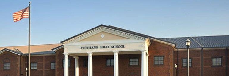 Veterans High School banner