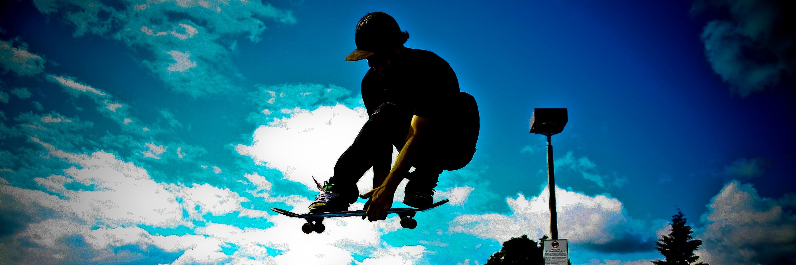 Skateboarding's banner