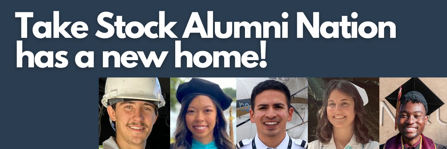 Take Stock Alumni | #TakeStockNation banner