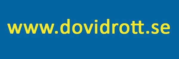 Dövidrottsförbundet banner