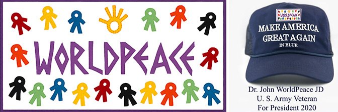 Dr John WorldPeace JD banner