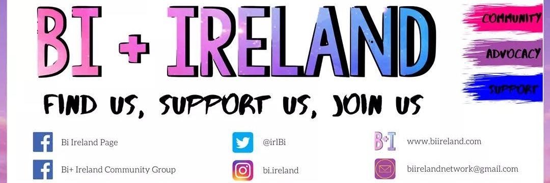 Bi+ Ireland banner