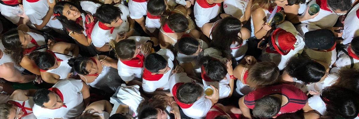 Sanfermin banner