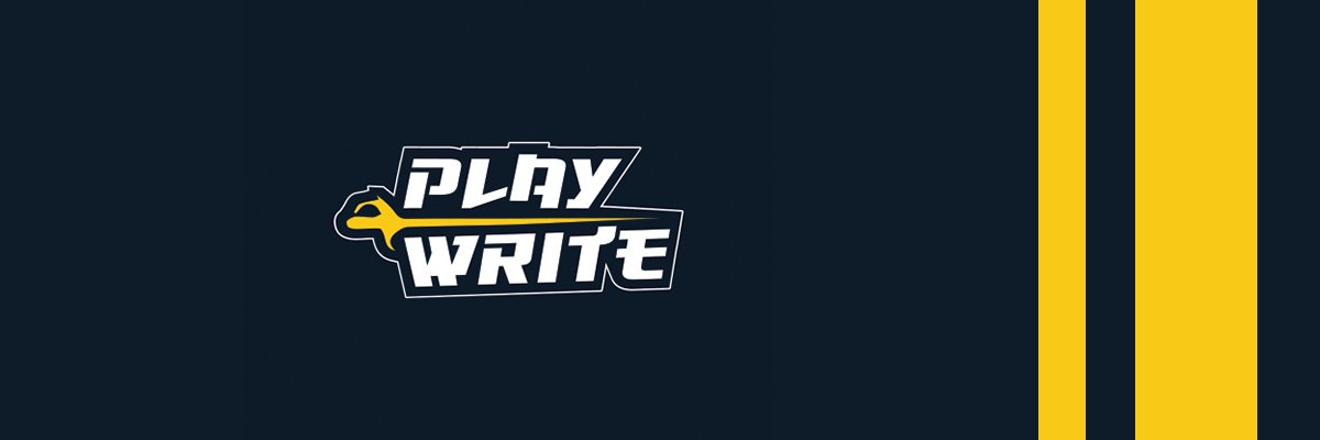 Playwrite banner