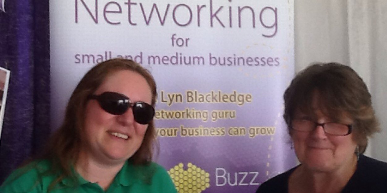 Lyn Blackledge -network with #golivegranny banner