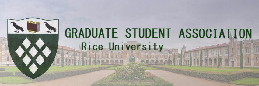 Rice University GSA banner