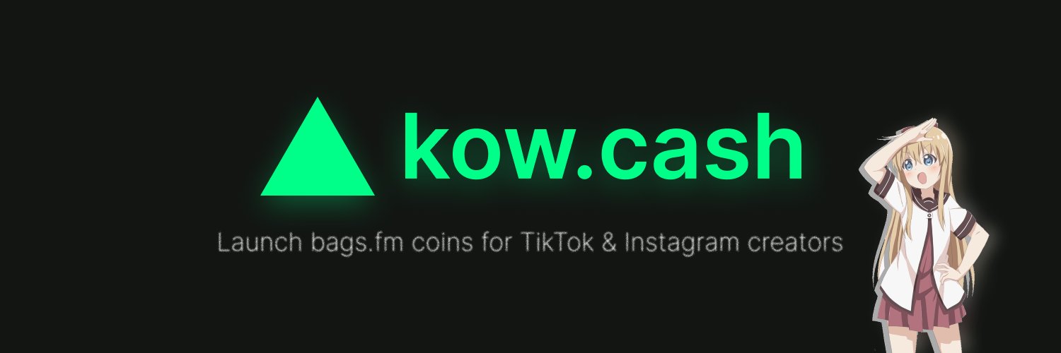 Twitter banner for @Kow