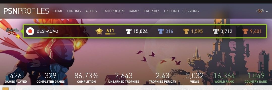 desiaoao's profile banner image