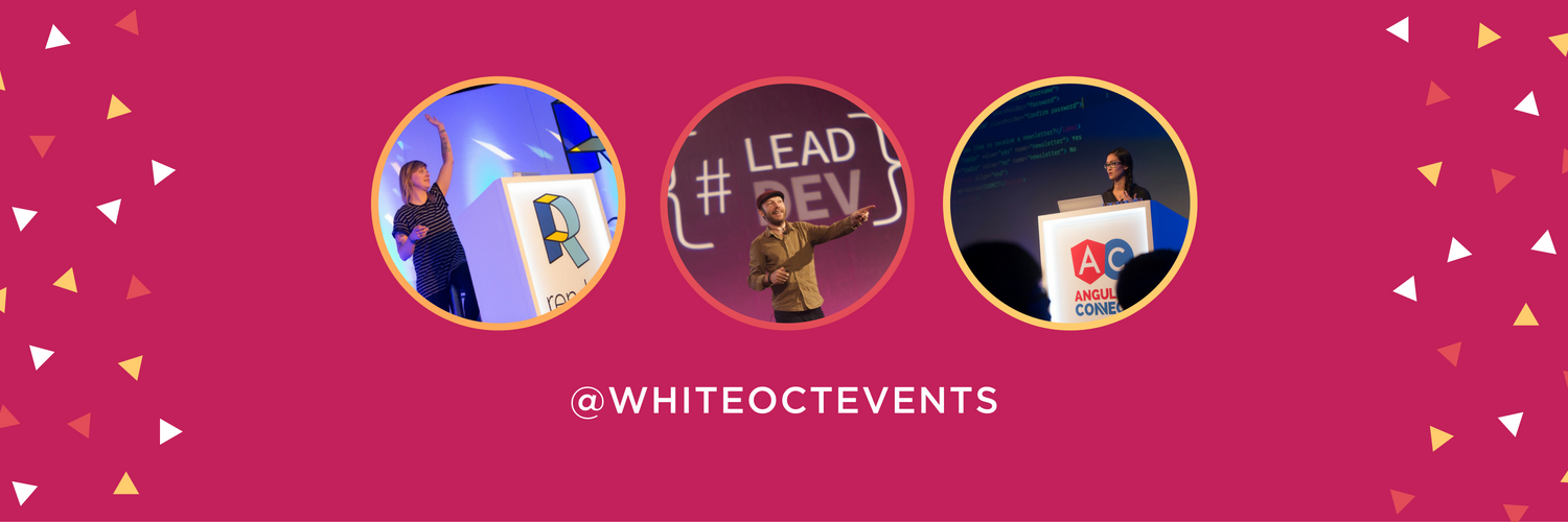 White October Events banner