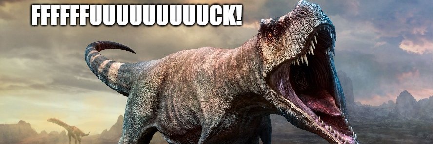 Jurrassic Curmedgeon 🦖 banner