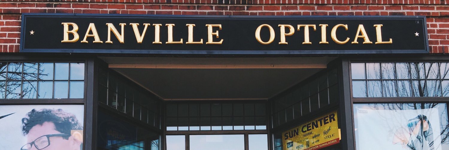Banville Optical banner