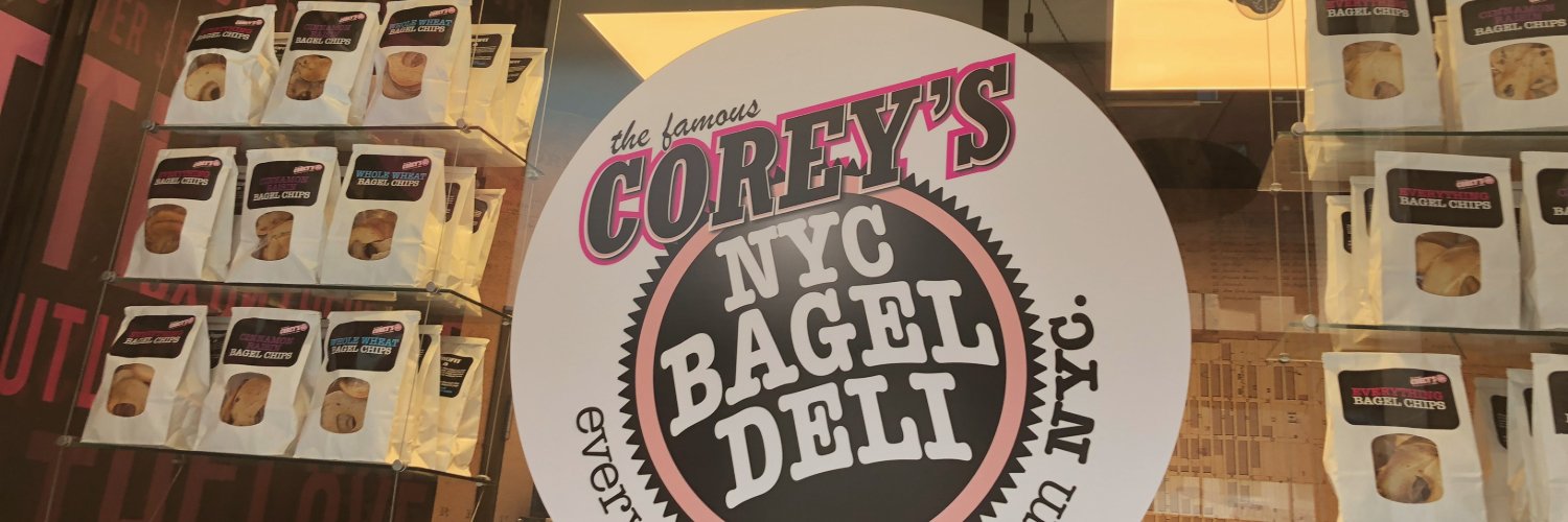 Corey's NYC Bagel Deli banner