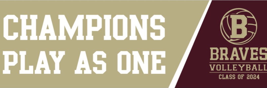 Brebeuf Volleyball banner