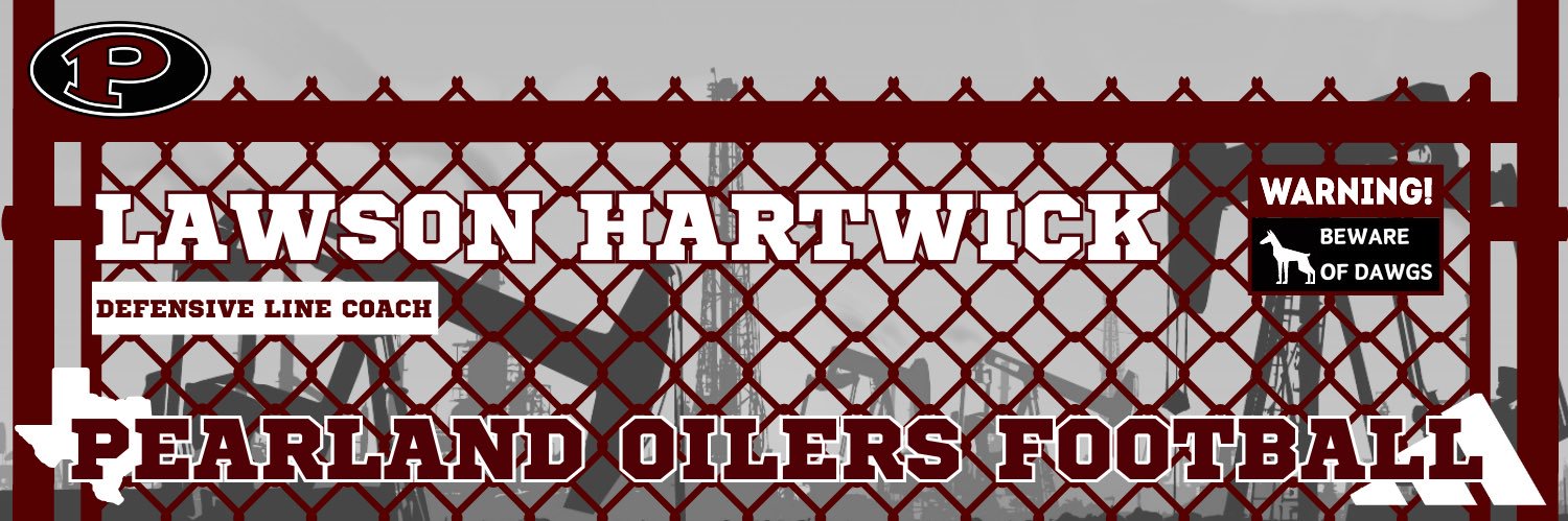 Coach Hartwick's banner