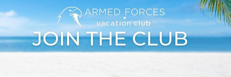 Armed Forces Vacation Club banner