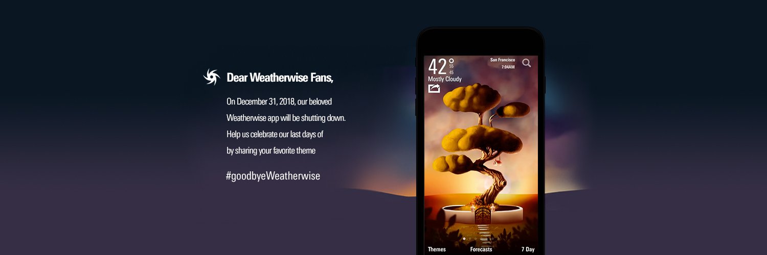 Weatherwiseapp's profile banner image