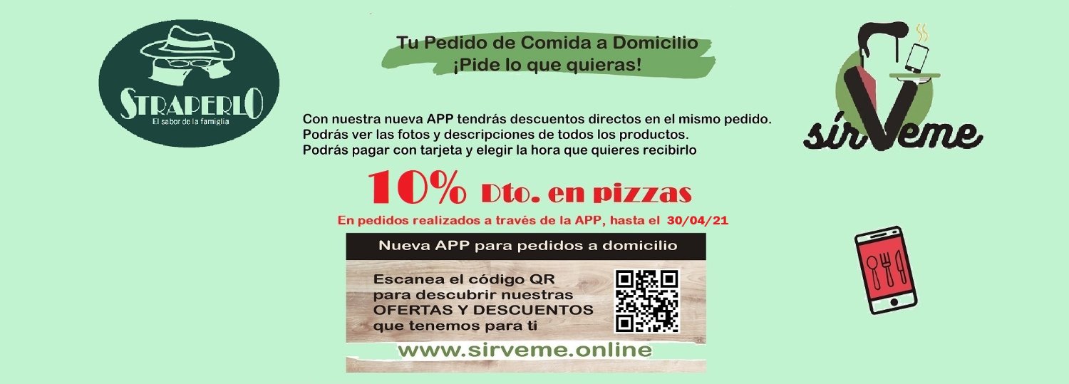 Straperlo Pizzerías banner