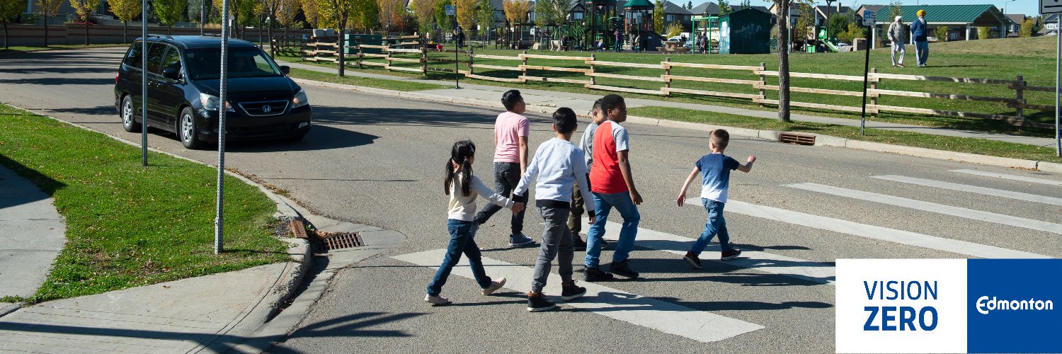 Vision Zero Edmonton banner