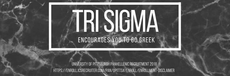 Tri Sigma PITT banner